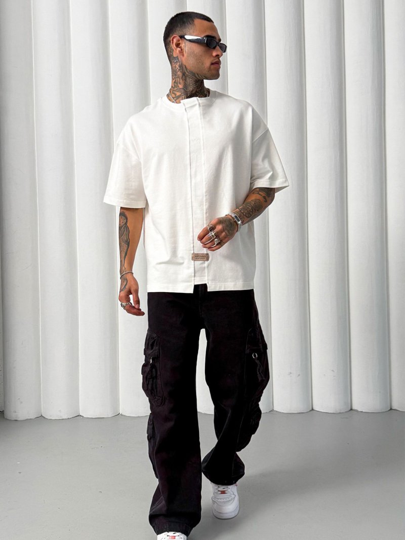 Mens oversized t-shirt  MCH  White