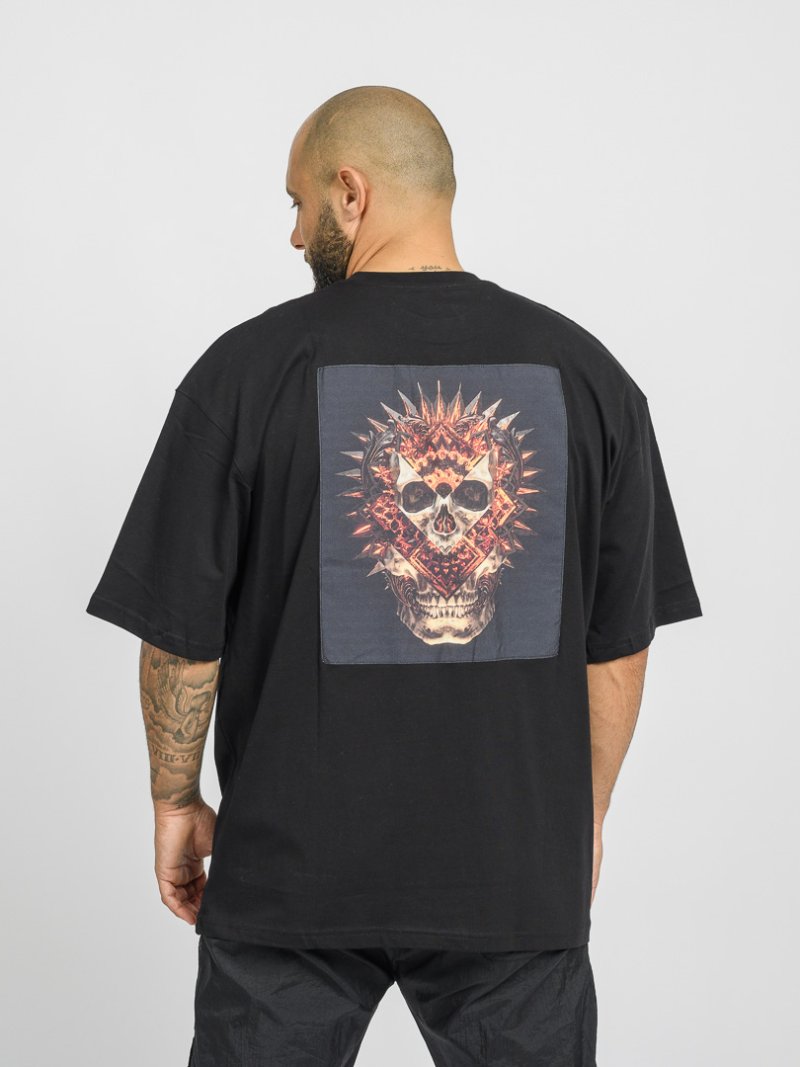 Mens oversized t-shirt  AncienT  Black