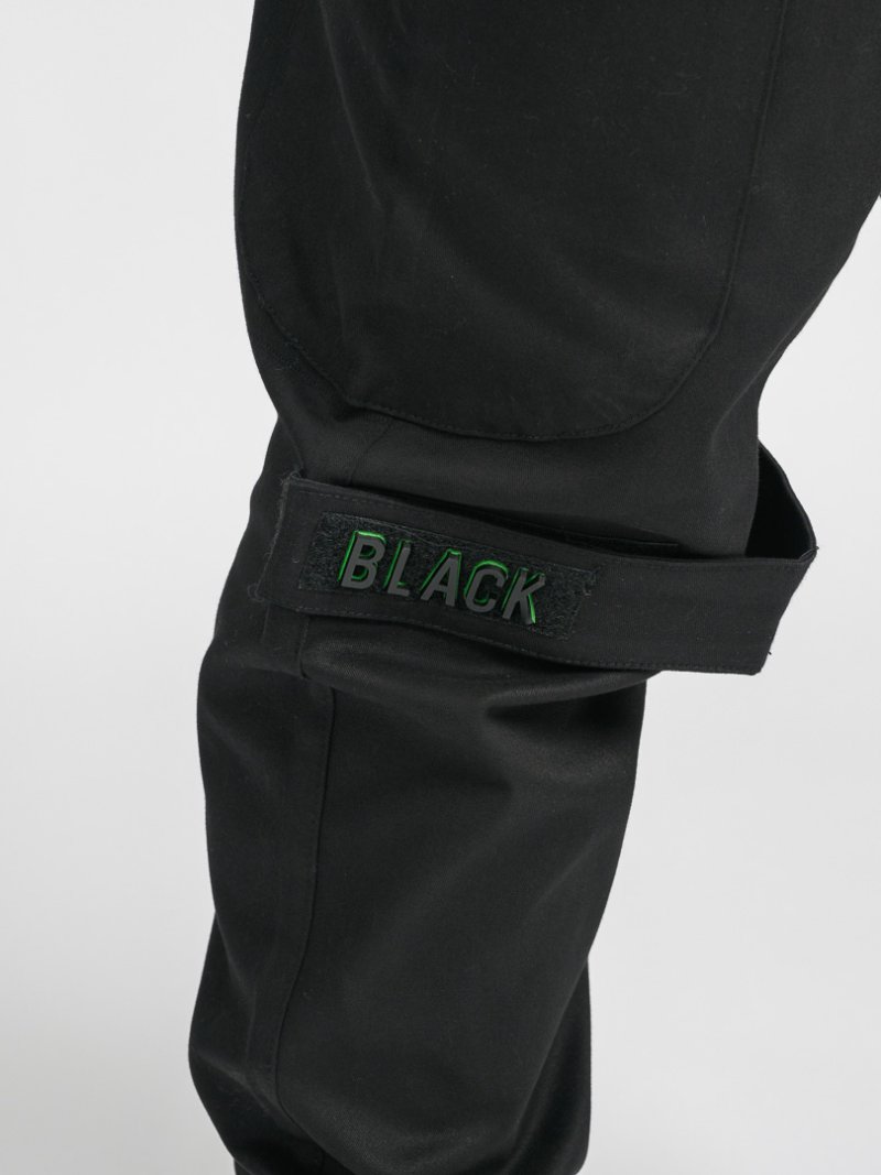 Мъжки карго панталон Gangster - Black Черен